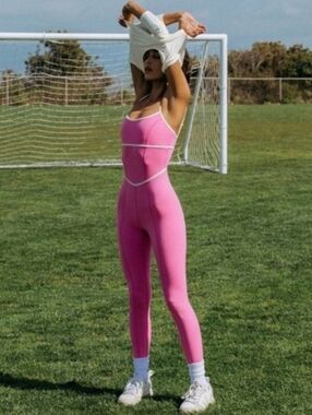 NWT L*Space Ace Jumpsuit In Taffy Cream